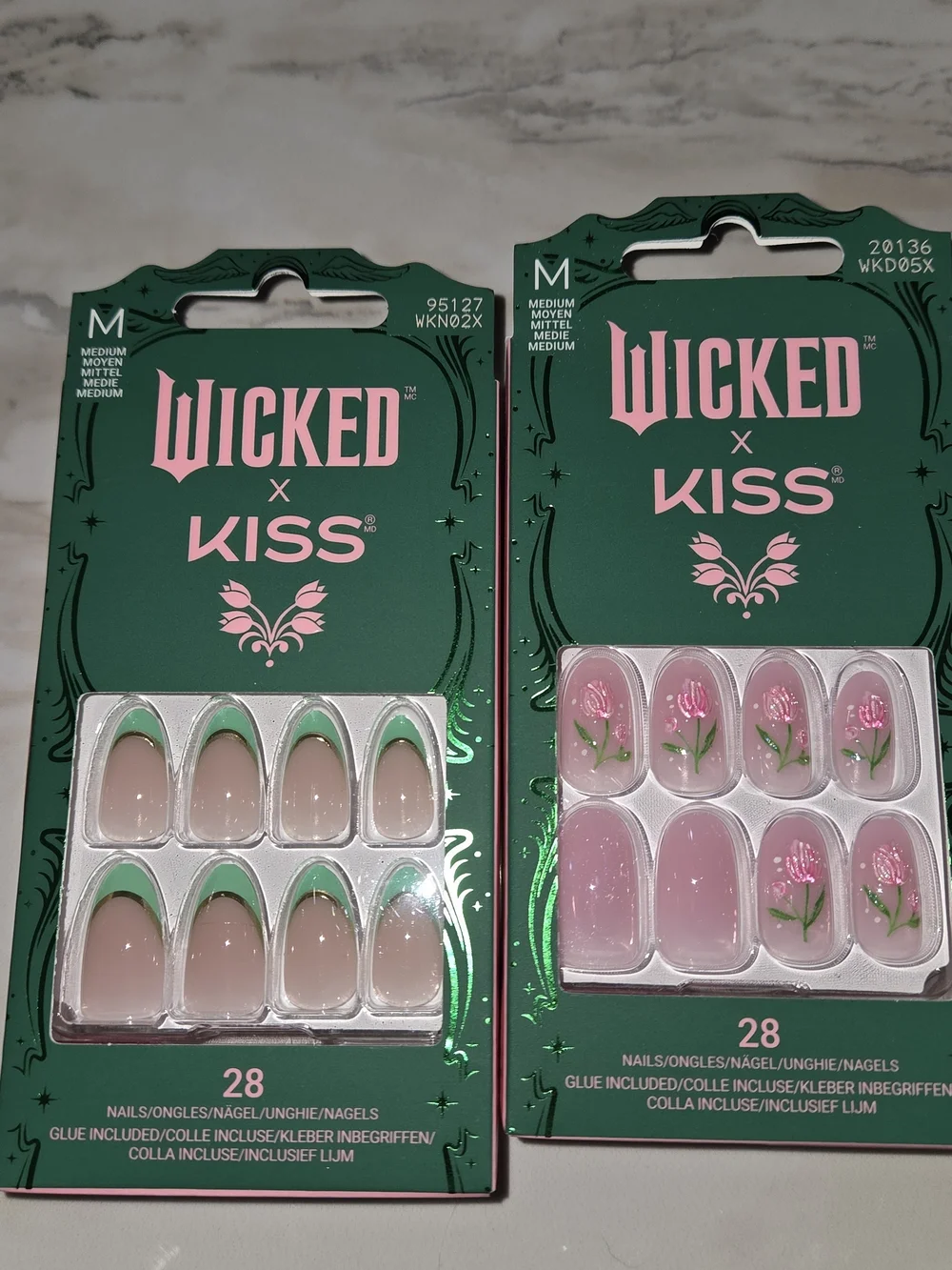 Wicked x Kiss Pink Press-On Nail Set